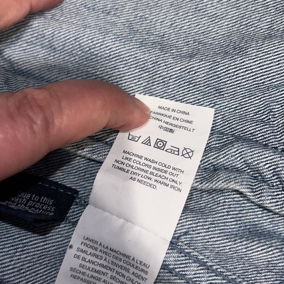 J. Crew Denim Sleeveless Jean Button Front Vest Size Small - Picture 6 of 7